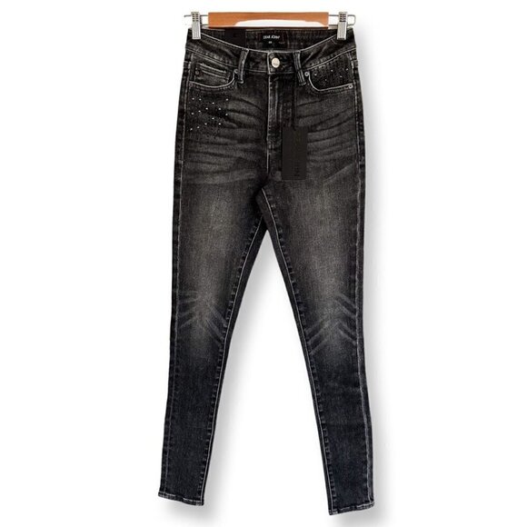 Dear John Denim - Dear John Denim Women's Olivia High Rise Skinny Jeans Cobble Size 25 With Sequin